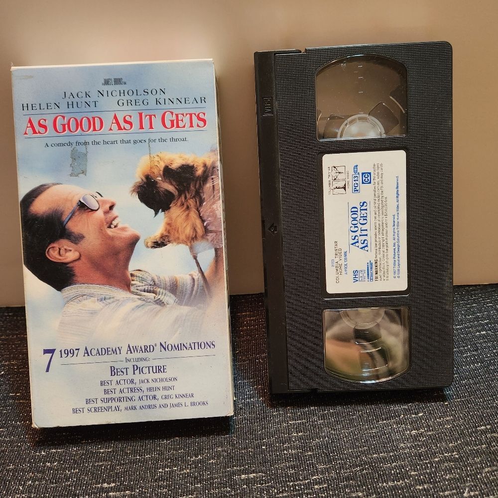 🖤 As Good as It Gets VHS Tape 1998
